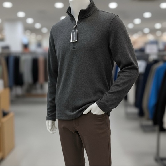New with Tag Mizzen + Main mens 1/4 zip long sleeve pullover size M and L